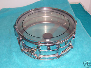 1960's Ludwig snare  Pre Serial number Keystone Badge in used cond. COB Brass
