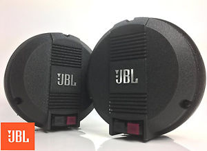 JBL 2451J 16 Ohm Neodymium Horn Drivers Clean Pair Genuine JBL Diaphragm - 26540