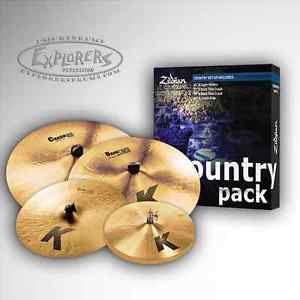 Zildjian Country Pack Cymbal Set Up K0801C