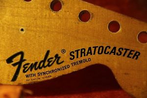 Fender Stratocaster 1971 neck 4-bolt One-Piece Maple vintage 1970  70's 1969