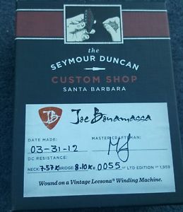 Seymour Duncan Joe Bonamassa Limited Edition '59 Pickups Discontinued Set NEW