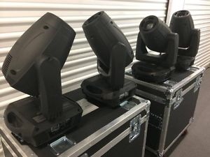 4X Elation Platinum Spot 5R PRO W/ Custom Road Cases