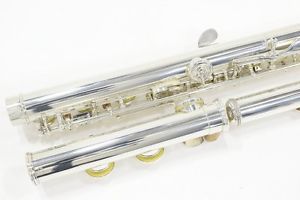 YAMAHA YFL-611II Used Flute  w/ Hard case