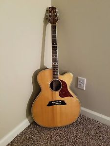Very Rare 1982 Takamine Jumbo Cutaway Acoustic Electric Guitar