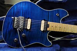 PEAVEY: Electric Guitar Wolfgang Standard/Trans Blue Wide Flame USED