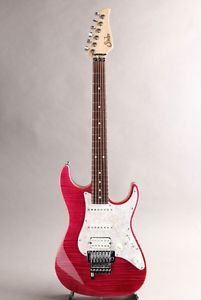 Suhr J Series S5 Magenta Pink Stain w/soft case F/S Guitar Bass #R1477