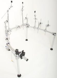 Roland MDS-25 Cromado Tambor Estante Montura Para Electrónico TD12 TD20 TD30