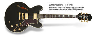 Epiphone Sheraton II Pro - Ebony
