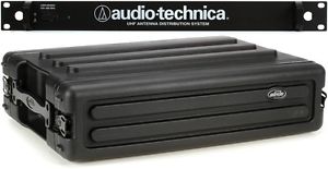 Audio-Technica AEW-DA550C + SKB Shallow Roto Rack - 2U - Value Bundle