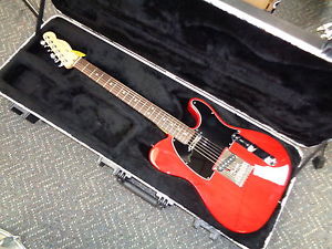 2012-2013 Fender American Standard Telecaster trans red with OHSC