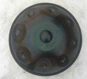 Handpan Hand Steel Drum Q-Handpan Kurd Scale (F) C Db Eb F G Ab Bb C