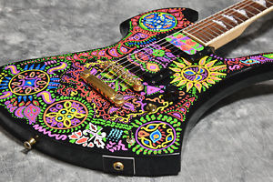 FERNANDES MG-120X X JAPAN HIDE Model Graphic on Black