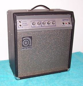 Vintage 1970 Ampeg AC-12 tube amp combo XLNT cond Jensen concert speaker W/cover