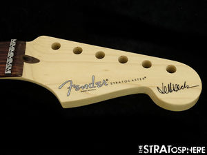 2016 USA Fender JEFF BECK Stratocaster Strat NECK Guitar Parts LSR Rosewood SALE