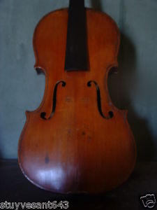 Violin old 4/4 Vuillaume lab. flamed rare French very  good antique