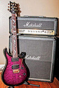 PRS Paul Reed Smith SE Paul Allender Signature - Purple Quilted w/ Gold Hardware