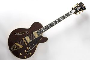 D'Angelico NYSS-3B Limited Burl Mahogany/YELLOW Electric Free Shipping