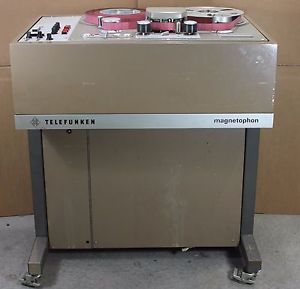 Telefunken M10 A Recorder, 1 Inch 4 Track with Remote and Trolley