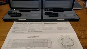 Dual Bruel & Kjaer Type 4011 Cardioid Condenser Microphone Mic with Case