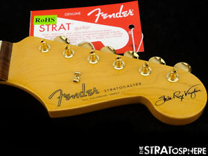 USA Fender SRV Stevie Ray Vaughan Stratocaster NECK & TUNERS Pau Ferro 12" SAVE