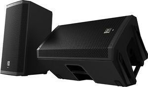 Electro Voice EV-ZLX12P BLUETOOTH 1000W 12" Powered Speaker w/DSP w/cables PAIR