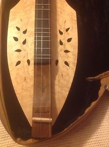 Mike Clemmer Dulcimer Church Model  - Birdseye Maple Top Walnut Back And Sides