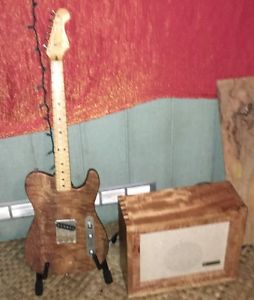 Mango Telecaster Esquire guitar and amp, Fender neck. Free shipping.