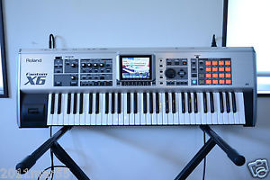 Roland Fantom X6 61key Workstation Keyboard professional overhauled