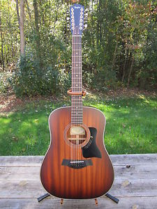 2015 Taylor 360e Acoustic Electric 12 String Guitar with OHSC