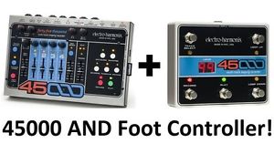 Electro Harmonix EHX 45000 Stereo Multi-Track Looper w/ Foot Controller Pkg NEW