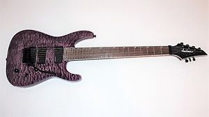 Jackson SLATXSdq 3-7 Soloist X-Series Purple 7-String Electric Guitar