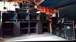 Destiny SoundSystem by HeavenScape : eye&ear shocking tour ready PA sound system