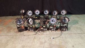 Lot of 11 x Chroma Q Daylight PARs NO LAMPS OR LENSES