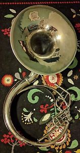Sousaphone in Bb, helicon marching euphonium