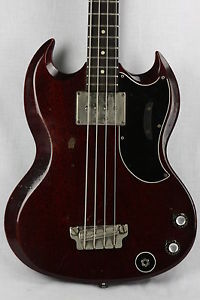 1963 Gibson EB-0 Bass, Cherry Red 1 2 3