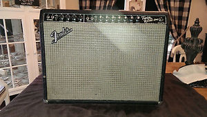 1964 FENDER BLACKFACE TWIN REVERB GUITAR AMP