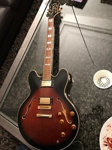 Gibson Ibanez Sheraton Signée Par John Lee Hooker Au Feutre