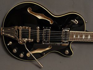 Duesenberg Starplayer TV Deluxe Black with Hard Shell Case  USED  FREE SHIPPING