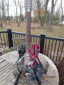 USA-made Dobro Round Neck DM33H - Very Clean