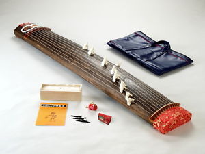 Japanese Koto Set for Beginners (9 items Set) Ikutaryu with Hei-tyoushi Mark