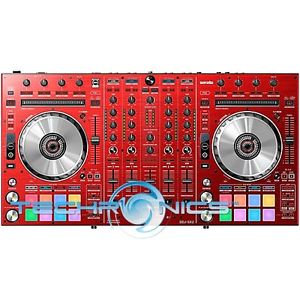 PIONEER DJ DDJ-SX2 SERATO 4-CHANNEL PERFORMANCE DJ CONTROLLER FOR DJ & FLIP -RED