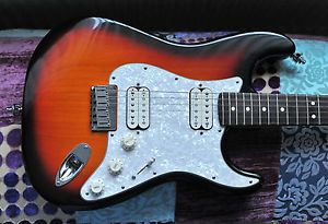 Fender U.S. Double Fat Strat Stratocaster Hardtail - superb cond., w/ hard case
