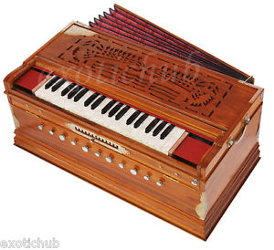 HARMONIUM~13 SCALE CHANGER~TEAK WOOD~4 OCTAVES~4 SET REED -BASS/MALE/MALE/FEMALE