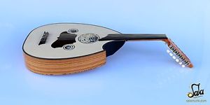 TURKISH PROFESSIONAL HALF CUT ELECTRIC OUD UD STRING INSTRUMENT AOH-370G