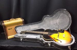 Vintage 1970's Gibson ES-120T Electric Hollow Body Guitar w/ Silvertone Amp