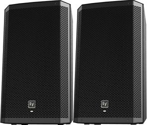 Electro Voice EV-ZLX15P BLUETOOTH 1000W 15" Powered Speaker w/DSP w/cables PAIR