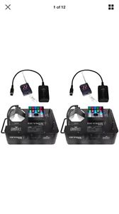 2 CHAUVET GEYSER RGB FOG MACHINE