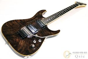 EDWARDS E-HR-145 QM See Thru Black Used Guitar Free Shipping from Japan #g1876