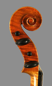 A very fine certified Italian violin by Otello Bignami, 1977, Bologna.Beautiful!