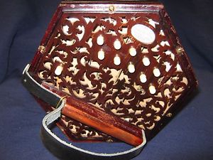 Lachenal 20 Key Anglo Concertina in Bb/F - Very Rare